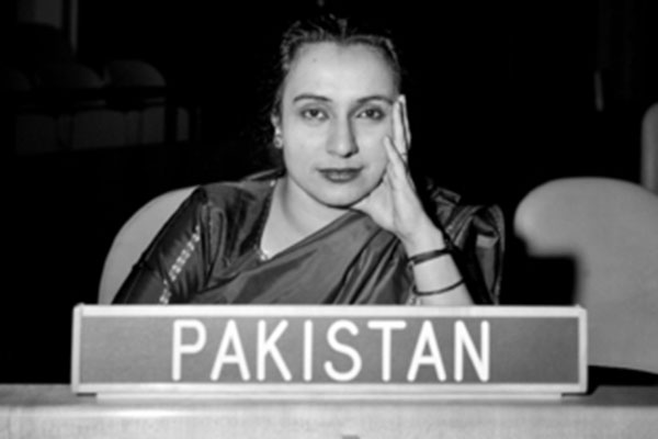 Portrait of Begum Shaista Ikramullah